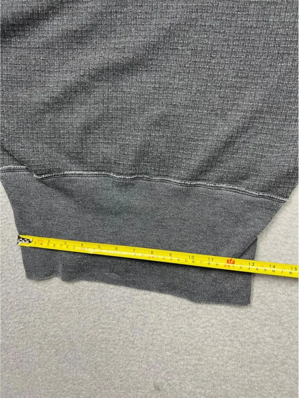 Free People Willow Thermal Sweater Womens Size S Gray Dolman Sleeves Oversized